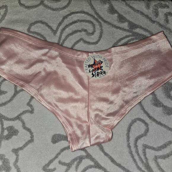 NWT PINK LARGE LOW V BOOTY SHORTS FROM EMPIRE INTIMATES - Picture 1 of 15